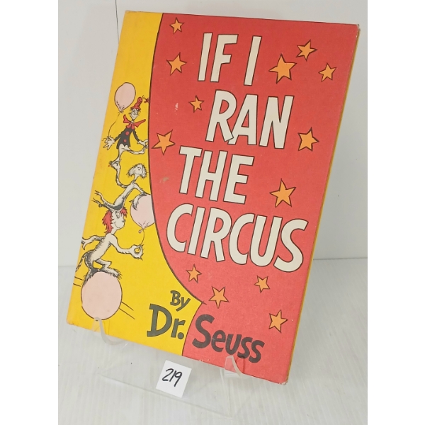 1956 "IF I RAN THE CIRCUS" BY DR. SEUSS - FIRST EDITION