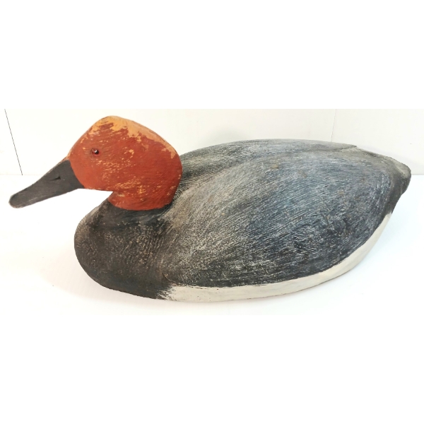 RED HEADED DECOY DUCK - CIRCA 1920s-1940s