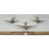 Image 2 : LOT OF 3 - THOMAS TOY PLASTIC USAF PLANE MODELS