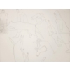 Image 2 : "HUNTER & ANIMALS" BY HAROLD QARLIKSAQ - WATERCOLOUR ON PAPER