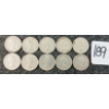 Image 2 : LOT OF 10 - 1959 CDN 10 CENT COINS