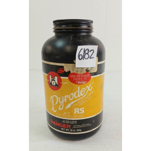 POWDER: APPROX 0.5LBS HODGDON PYRODEX RS POWDER
