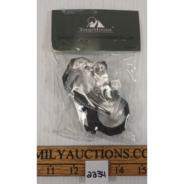 TOOPMOUNT 34MM HIGH RINGS - PICATINNY BASE