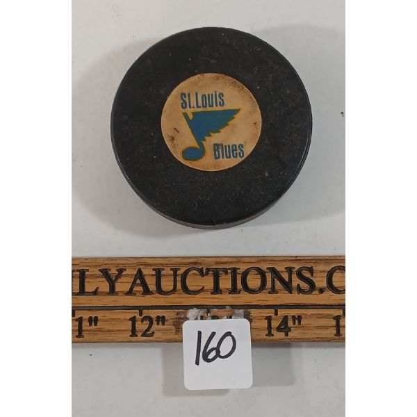 1969-1977 ST. LOUIS BLUES CONVERSE ART ROSS HOCKEY GAME PUCK