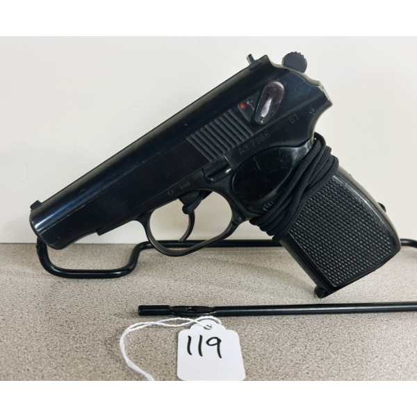 EAST GERMAN MAKAROV MP IN 9X18 MAK - PROHIB 