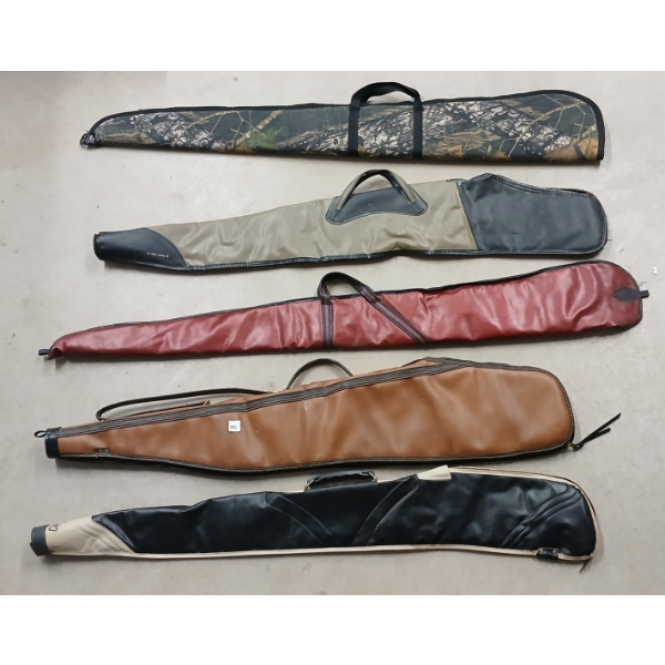 LOT OF 5 - SOFT GUN CASES - INCL BUSHMASTER