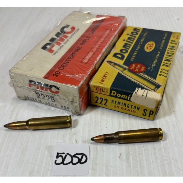 AMMO: 40X PMC & DOMINION .222 - 50GR