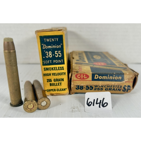 AMMO: 38X MIXED .38-55 WIN - 255 GR SP