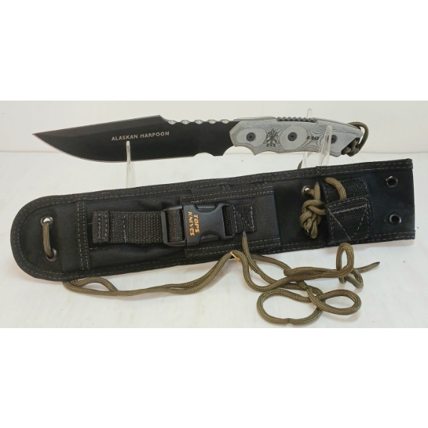 ALASKAN HARPOON KNIFE W/ SHEATH