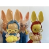 Image 4 : LOT OF 6 - KNICKERBOCKER PLASTIC BUNNY COINBANKS