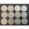 Image 1 : LOT OF 12 - 1943-1968 CDN 10 CENT COINS