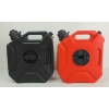 Image 5 : LOT OF 2 - RED & BLACK 5L FUEL CANS