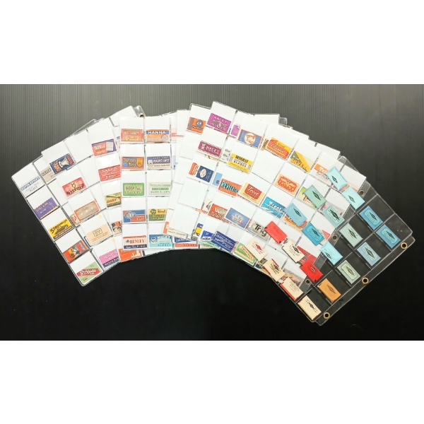 QTY OF GRAPHIC ADVERTISING RAZOR BLADE PACKAGES - CIRCA 1900 - 1920's