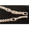 Image 3 : PLATINUM PLATED PRINCESS CUT TENNIS BRACELET