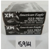 Image 1 : AMMO: 40X AMERICAN EAGLE .223 REM - 55GR - FMJ - SEALED