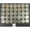 Image 1 : LOT OF 35 - 1969-1973 CDN DOLLAR COINS - MANITOBA, PRINCE EDWARD & VOYAGEUR