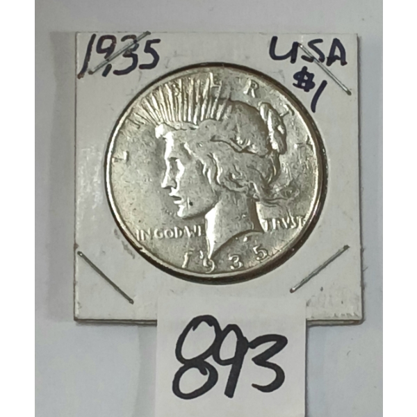 1935 US SILVER DOLLAR