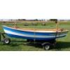 Image 4 : HANDCRAFTED MARISOL SAILING SKIFF SAILBOAT W/ TRAILER - NEVER USED
