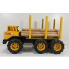 Image 2 : TONKA PRESSED STEEL CUSTOM LOGGING TRUCK - INCL LOGS