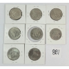 Image 2 : LOT OF 8 - 1971-1976 US 50 CENT SILVER COINS