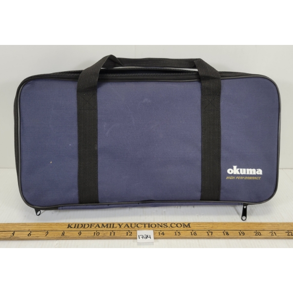 OKUMA FISHING REEL & ROD W/ CASE