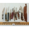 Image 2 : LOT OF 9 - FIXED BLADE & FOLDING KNIVES