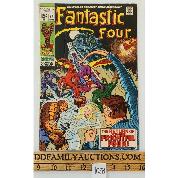 MARVEL COMICS "FANTASTIC FOUR: THE RETURN OF THE FRIGHTFUL FOUR" NO. 94 COMIC BOOK