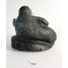 Image 5 : WALRUS BY L. AALLAK(?) - STONE W/ IVORY TUSKS