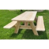 Image 1 : CEDAR PICNIC TABLE - NEW 6 FT - MENNONITE BUILT