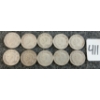 Image 2 : LOT OF 10 - 1943 CDN 10 CENT COINS