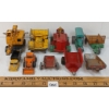 Image 2 : LOT OF 10 - DINKY, TONKA & MAJORETTE DIECAST CONSTRUCTION VEHICLE MODELS