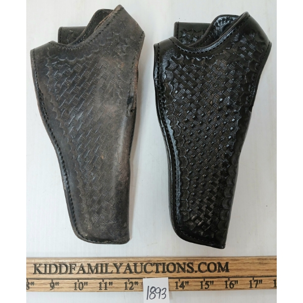 LOT OF 2 - GOULD & GOODRICH LEATHER REVOLVER HOLSTERS