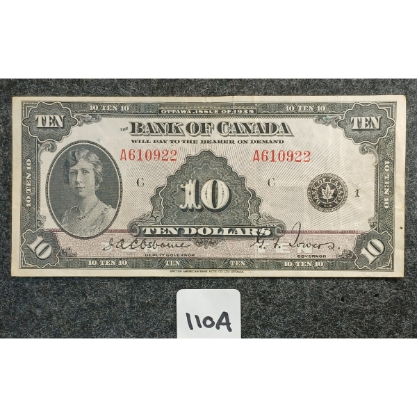 1935 CDN $10 BANKNOTE