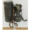 Image 1 : LOT OF 2 - WWII GERMAN GAS MASK #1431 & CANNISTER