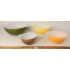 Image 1 : LOT OF 4 - PYREX CINDERELLA NESTING BOWLS