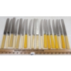 Image 1 : LOT OF 18 - FRENCH IVORY SS BUTTER KNIVES - INCL SHEFFIELD & PREMIER
