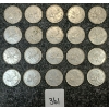 Image 1 : LOT OF 20 - 1968 CDN 25 CENT COINS 