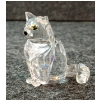 Image 3 : LOT OF 3 - SWAROVSKI BIRD, CAT & DOG CRYSTAL FIGURINES