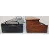 Image 4 : LOT OF 2 - "VICTA" SERIES LOCK BOX W/ KEY &  TRIPLE SET INKWELL