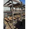 Image 2 : LOT OF 3 - STEEL RACKS - 48 X 80 X 100 INCH
