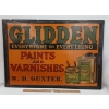 Image 1 : GLIDDEN PAINTS & VARNISHES PRESS BOARD SIGN