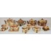 Image 2 : LOT OF 16 - COTTAGE / BURLING WARE PCS - MFG BY KEELE ST., PARAMOUNT POTTERY & PRICE BROS. 