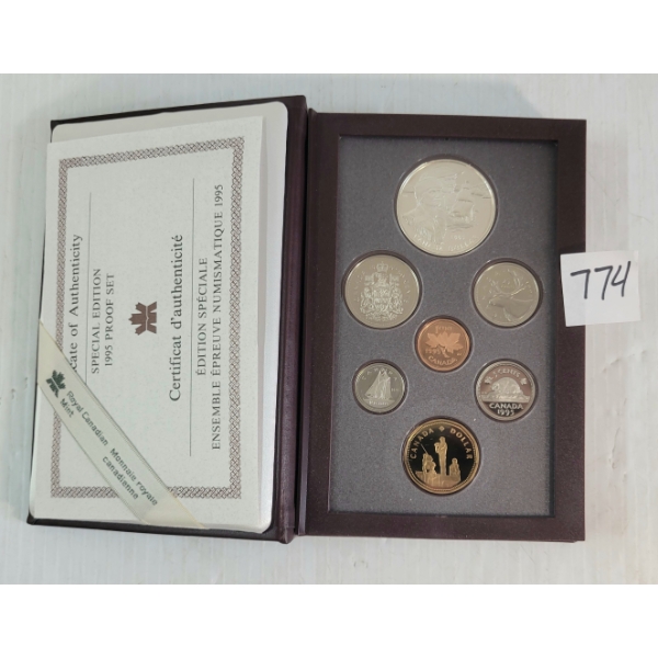 1995 RCM DOUBLE DOLLAR PROOF SET