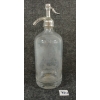 Image 1 : WULF BOTTLING WORKS - CLEAR ACID-ETCHED - 26OZ SELTZER BOTTLE