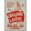 1949 "CHALLENGE TO LASSIE" MOVIE POSTER