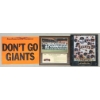Image 1 : LOT OF 3 - SAN FRANCISCO GIANTS BASEBALL PLAQUES & "DON'T GO GIANTS" POSTER