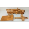 Image 6 : WOOD TRUCK W/ TRAILER