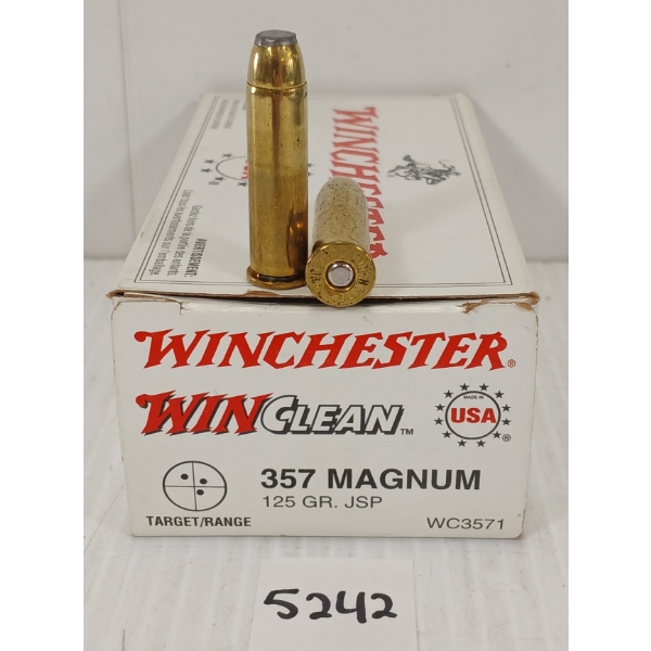 AMMO: 44X W-W SUPER X .357 MAG - 125GR - JSP