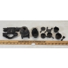 Image 4 : LOT OF 11 - CAST IRON SALESMAN SAMPLES - INCL POT BELLY STOVE, POTS, PANS, ETC