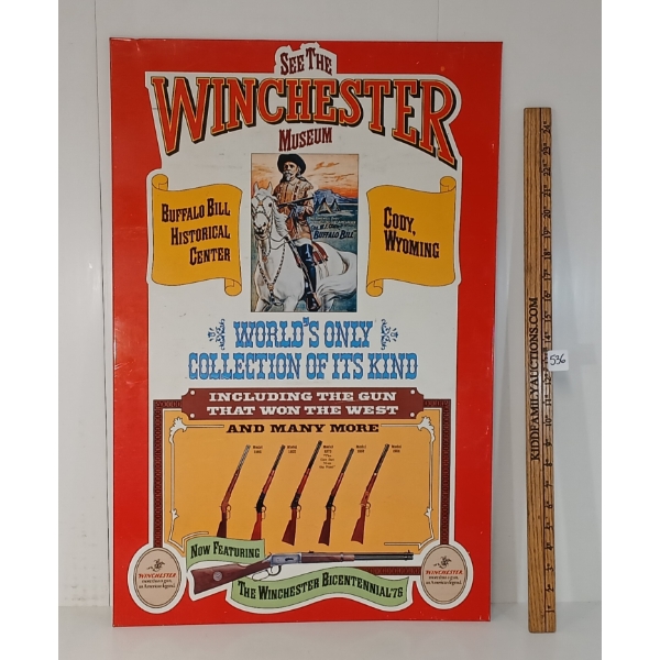 "SEE THE WINCHESTER MUSEUM" SST SIGN